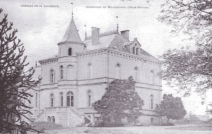 Le château de la Louisère - Tiré de l'ouvrage Deux Siècles de Vènerie à travers la France - H. Tremblot de la Croix et B. Tollu (1988)